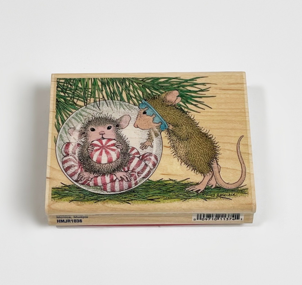 Stampabilities House Mouse Peppermint Treats Stamp Monica Mudpie 4x3